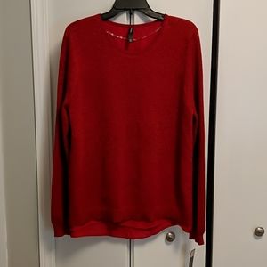 Red sparkly sweater